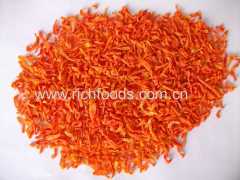 Dehydrated carrot granules dried carrot