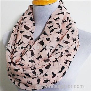 Custom Design Logo Printed Infinity Scarves