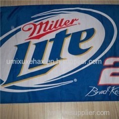 Top Selling Screen Printed Polyester Fireproof Custom Flag