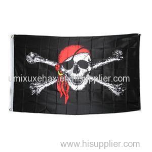 Best Selling Durable Cheap Polyester Outdoor Skull Pirate Flag