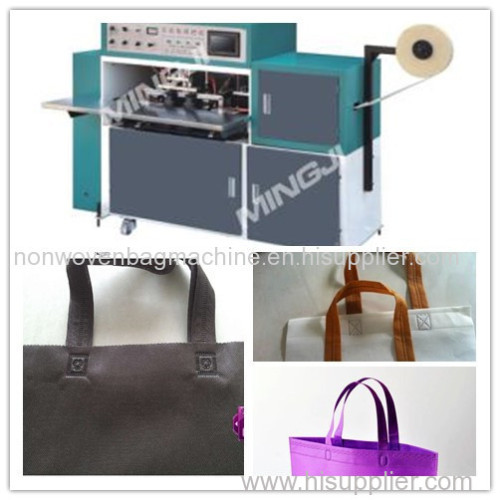 ultrasonic handle sealing single side nonwoven bag making machine