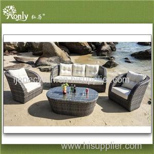 Sectional Outdoor Furniture Poly Rattan Garden Sofa