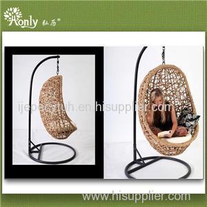 Synthetic Rattan Bird Nest Swing Hanging Egg Chairs