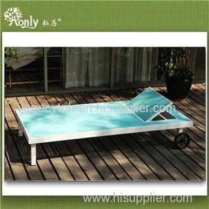 Outdoor Aluminum Textilene Swimming Pool Chairs
