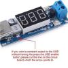 DC 4.5-40V To 5V 2A USB Charger DC-DC Step-down Buck Converter Voltmeter Module