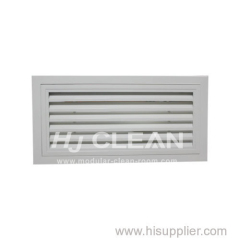 Aluminum air diffuser for workshop clean room