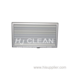 Aluminum air diffuser for workshop clean room