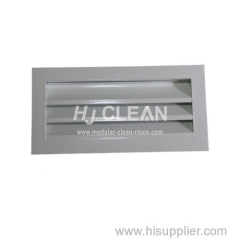 Aluminum air diffuser for workshop clean room