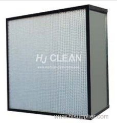 High efficiency low resistance large dust holding capacity moisture-proof hepa filter