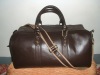 genuine cow leather travel bag