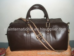 genuine cow brown leather bag