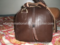 genuine cow leather travel bag