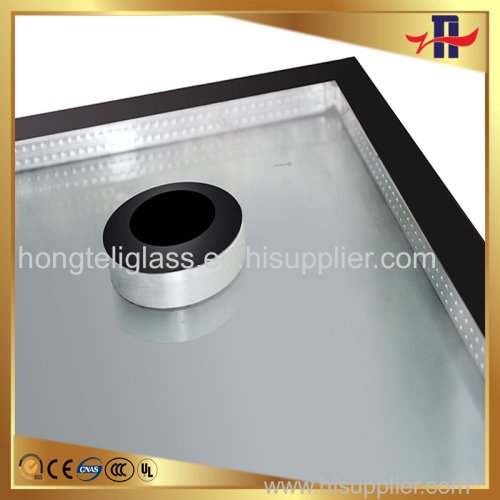 point supporting insulated low-e glass wall panel