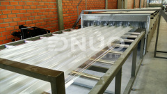 FRP coloured corrugated roof fiberglass sheet equipment