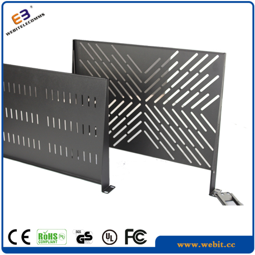 Network cabinet 1U cantilever shelf