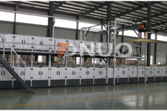 Fiberglass color gelcoat tile forming machine by china supply