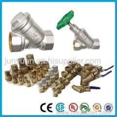 BRASS Y STRAINER VALVE