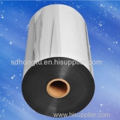 PET aluminum laminated film used as surface material