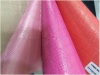 Soft finished pu artificial leather fabric