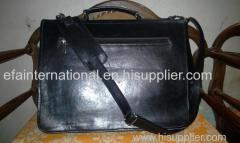 genuine cow leather briefcase