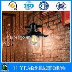 Industrial Antique Metal Black Pendant Ceiling Light 1-light