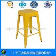 Rustic Metal Solid Powder Coated 30inch Stacking Stool