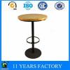 Industrial Vintage Metal Frame Round Wooden Cocktail Pub Table