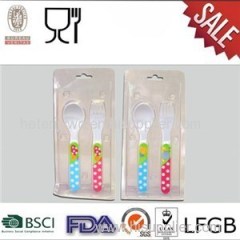 Children Use High Quality Cheap Price Melamine Gift Spoon And Fork