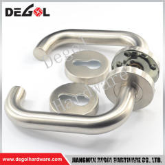 Best selling double sided stainless steel tube decorative door handle