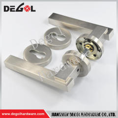 China manufacturer stainless steel solid interior handle door