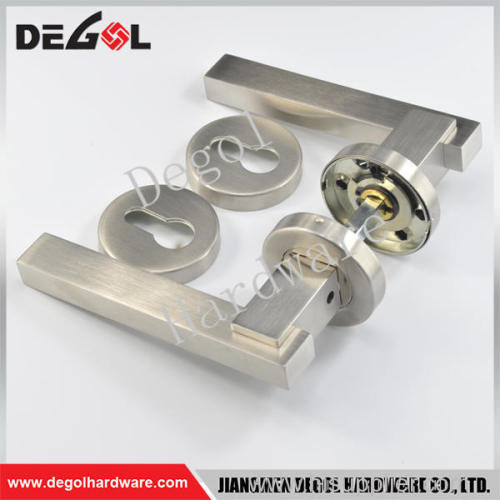 China manufacturer stainless steel solid interior handle door