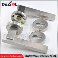 China manufacturer stainless steel solid lever apartment room door handles modern