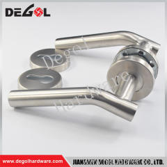 Best selling stainless steel tube lever type solid and hollow door handle
