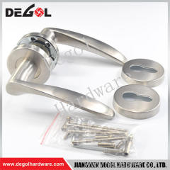 Manufacturers in china stainless steel solid lever jiangmen high quality door handle