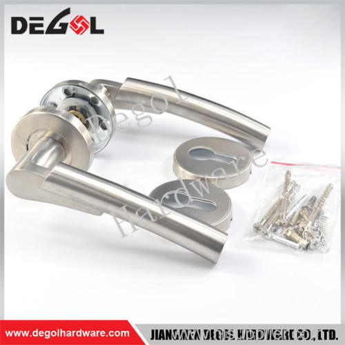 Best selling stainless steel solid lever entrance door lever handles