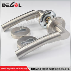 New design stainless steel solid type room european design door handle