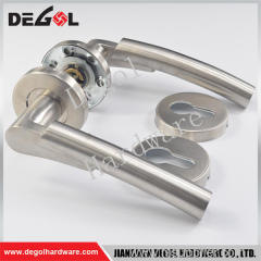 China manufacturer stainless steel solid type room hardware door handle
