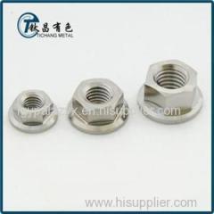 ASME/ANSI B18.16.4 Titanium Flanged Hex Nuts