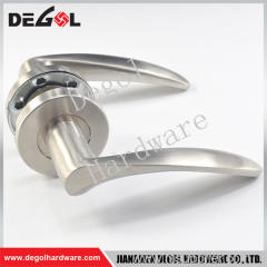 New design stainless steel solid lever apartment stainless steel door handle for inside door