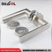 Best selling stainless steel solid stainless steel lever door handle on rose lock