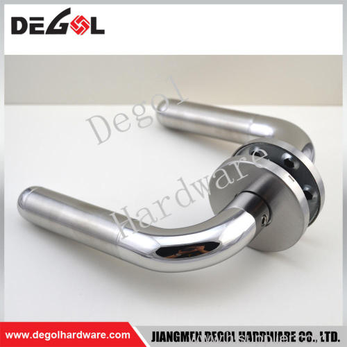 China manufacturer double sided stainless steel tube interior lever handle