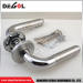 China manufacturer double sided stainless steel tube interior lever handle