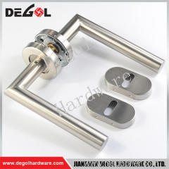 China manufacturer double sided stainless steel brass modern door handles