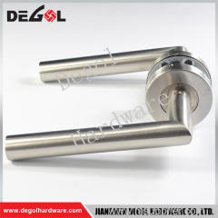 China manufacturer double sided stainless steel brass modern door handles