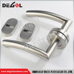 China manufacturer stainless steel tube lever apartment casted door lever handle