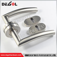 China manufacturer stainless steel tube lever apartment casted door lever handle