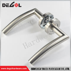 China manufacturer stainless steel tube lever apartment casted door lever handle