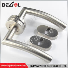 China manufacturer stainless steel tube lever apartment casted door lever handle