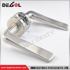 China manufacturer double sided stainless steel solid fancy door handles made in china