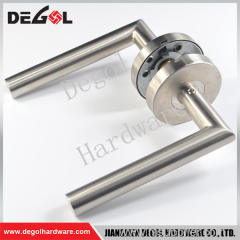 China manufacturer stainless steel tube type room entry door handle